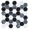 Andova Tiles ANDOVA TILES Sansill 0.5" x 1.5" Glass Herringbone Mosaic Tile ANDSAN221 - alternate 4